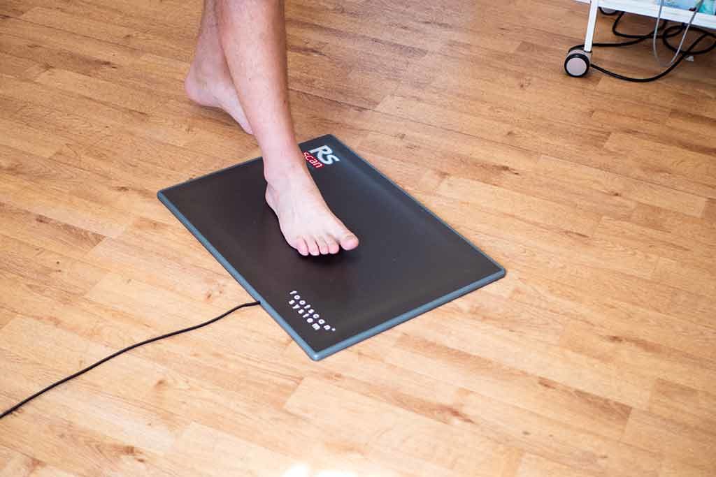 RSscan footscan measuring foot pressure and force distribution